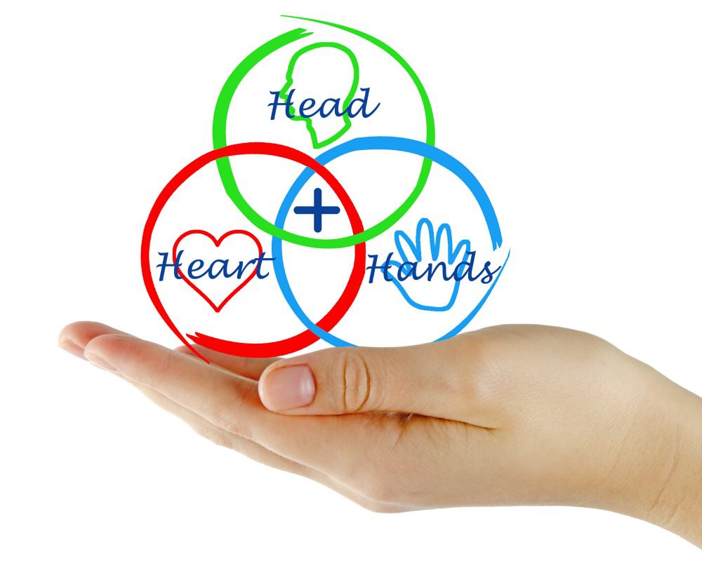 Head, Heart and Hands diagram