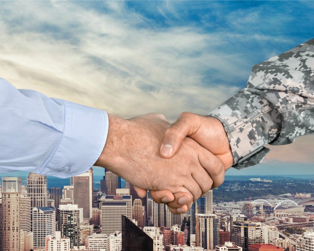 Armed Forces, Veteran, Handshake.