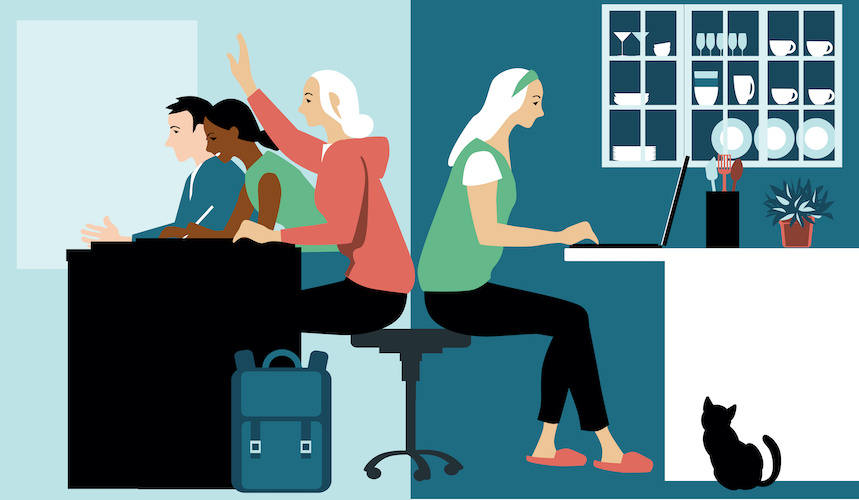 Linking hybrid learning to the business