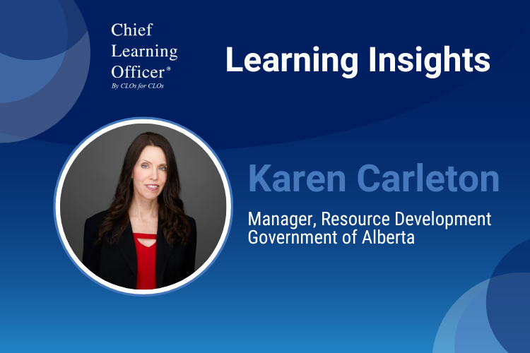 Learning Insights: Karen Carleton strives to be a role model of continuous learning and development