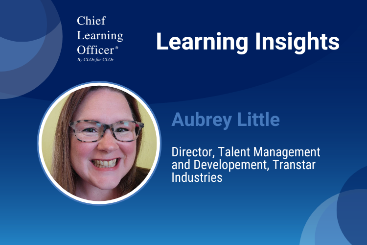 Learning Insights: Aubrey Little holds learning in high respect