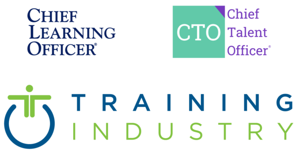 Training Industry logo with CLO & CTO logos stacked